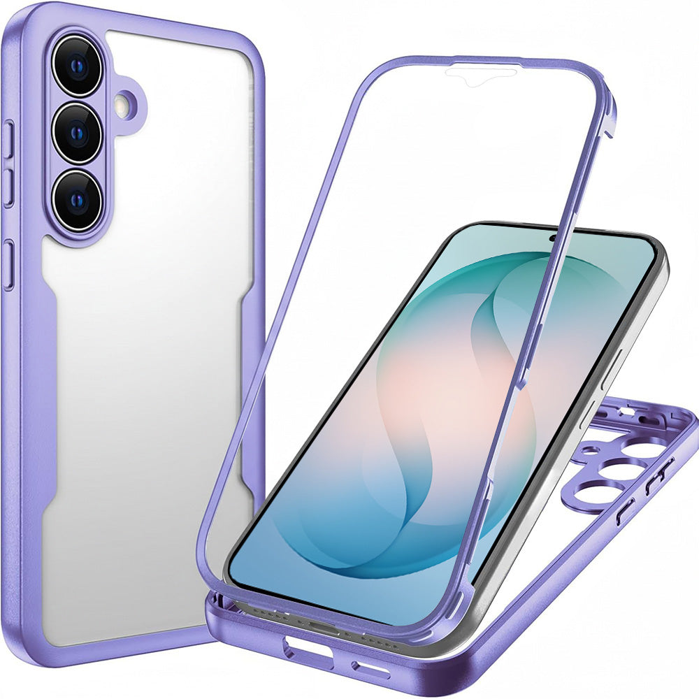 Folie de protectie Techsuit ColorVerse 360 Series + compatibil cu Samsung Galaxy S26 Plus, Mov