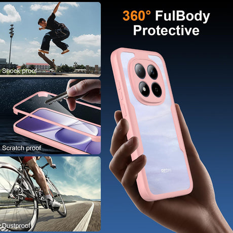 Folie de protectie Techsuit ColorVerse 360 Series + compatibil cu Samsung Galaxy S26, Roz