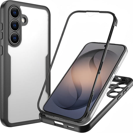 Folie de protectie Techsuit ColorVerse 360 Series + compatibil cu Samsung Galaxy S26, Negru