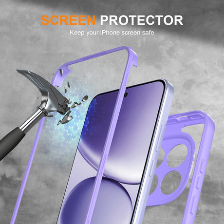 Folie de protectie Techsuit ColorVerse 360 Series + compatibil cu Samsung Galaxy S26 Ultra, Mov