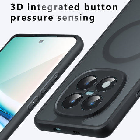 Husa de protectie Techsuit PureFrost MagSafe compatibil cu Xiaomi Redmi Note 15 Pro 5G, Negru Mat