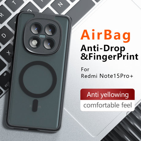 Husa de protectie Techsuit PureFrost MagSafe compatibil cu Xiaomi Redmi Note 15 Pro 5G, Negru Mat