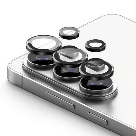 Folie de protectie Ringke Camera Lens Frame Glass (set de 2) compatibil cu Samsung Galaxy S26 Ultra, Negru