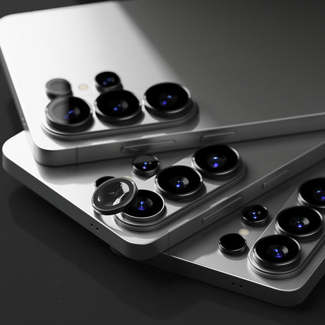 Folie de protectie Ringke Camera Lens Frame Glass (set de 2) compatibil cu Samsung Galaxy S26 Ultra, Negru