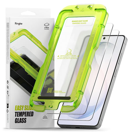 Folie de protectie Ringke Easy Slide Tempered Glass (set de 2) compatibil cu Samsung Galaxy S26 Ultra, Transparent