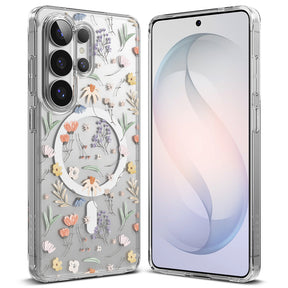 Husa de protectie Ringke Fusion MagSafe compatibil cu Samsung Galaxy S26 Ultra, Dry Flowers