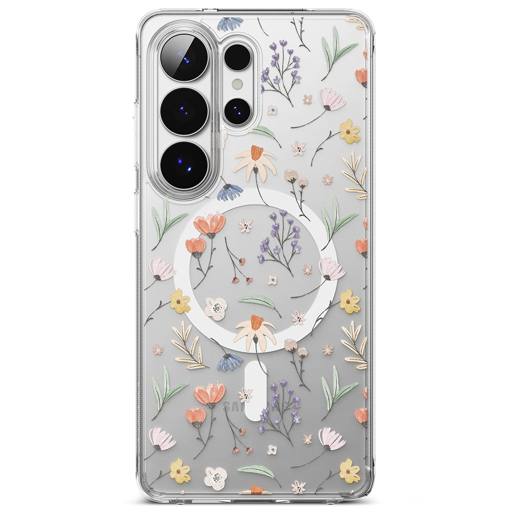 Husa de protectie Ringke Fusion MagSafe compatibil cu Samsung Galaxy S26 Ultra, Dry Flowers