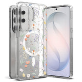 Husa de protectie Ringke Fusion MagSafe compatibil cu Samsung Galaxy S26 Ultra, Dry Flowers
