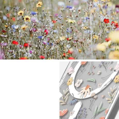 Husa de protectie Ringke Fusion MagSafe compatibil cu Samsung Galaxy S26 Ultra, Dry Flowers