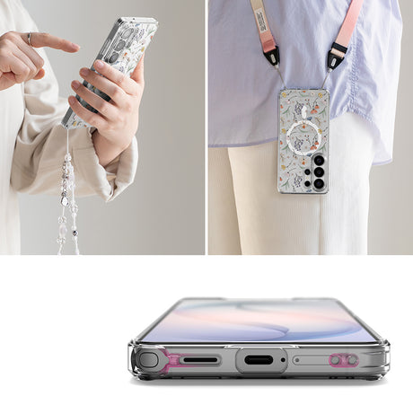 Husa de protectie Ringke Fusion MagSafe compatibil cu Samsung Galaxy S26 Ultra, Dry Flowers