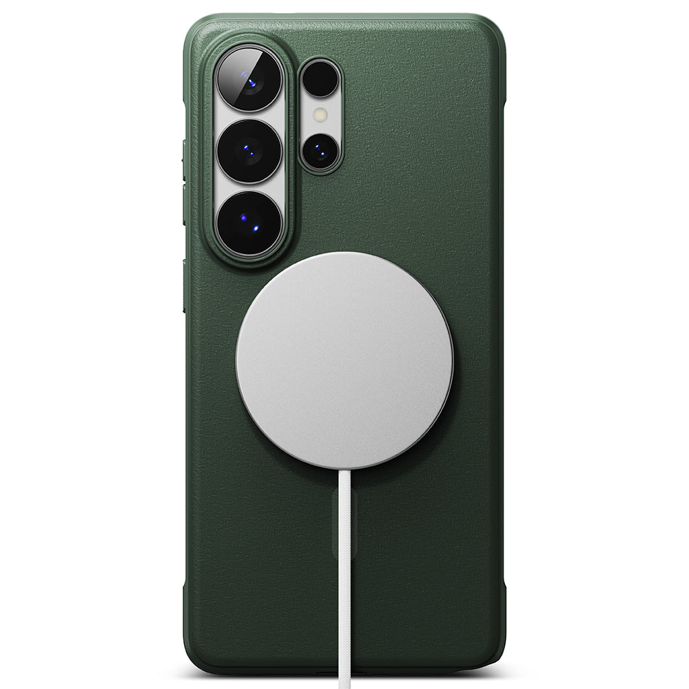 Husa de protectie Ringke Onyx MagSafe compatibil cu Samsung Galaxy S26 Ultra, Verde Inchis