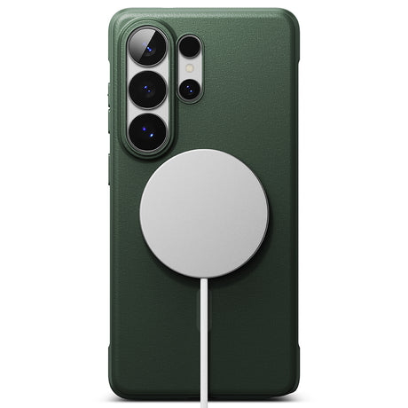 Husa de protectie Ringke Onyx MagSafe compatibil cu Samsung Galaxy S26 Ultra, Verde Inchis
