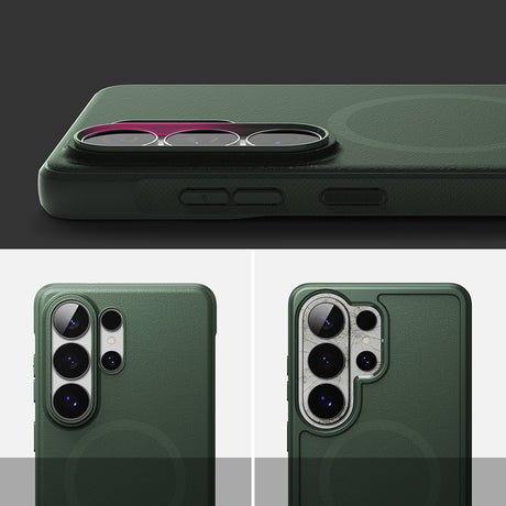 Husa de protectie Ringke Onyx MagSafe compatibil cu Samsung Galaxy S26 Ultra, Verde Inchis