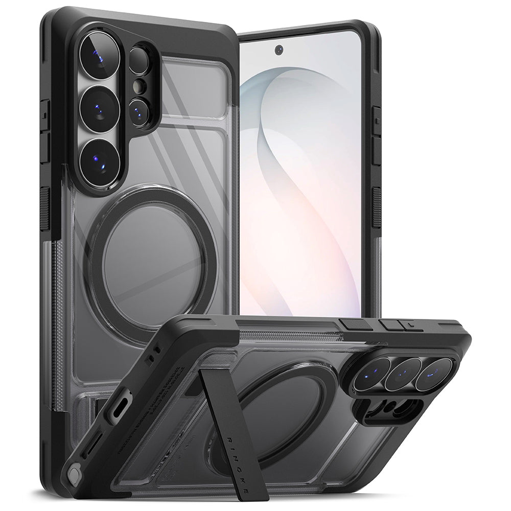 Husa de protectie Ringke UX Magnetic compatibil cu Samsung Galaxy S26 Ultra, Negru Fumuriu