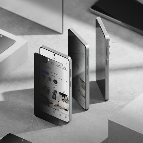 Folie de protectie Ringke Easy Slide Tempered Glass (set de 2) compatibil cu Samsung Galaxy S26 Plus, Privacy