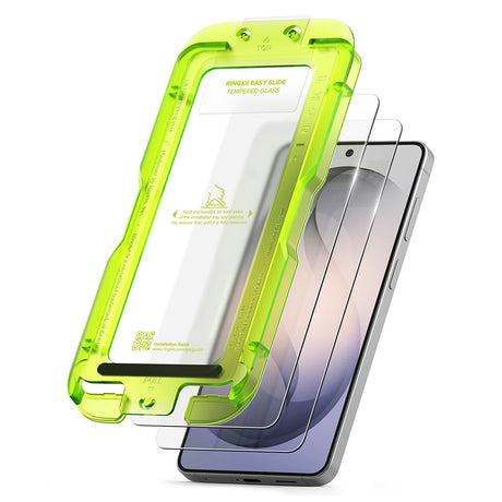 Folie de protectie Ringke Easy Slide Tempered Glass (set de 2) compatibil cu Samsung Galaxy S26 Plus, Transparent