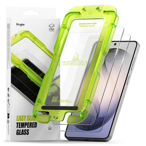 Folie de protectie Ringke Easy Slide Tempered Glass (set de 2) compatibil cu Samsung Galaxy S26 Plus, Transparent
