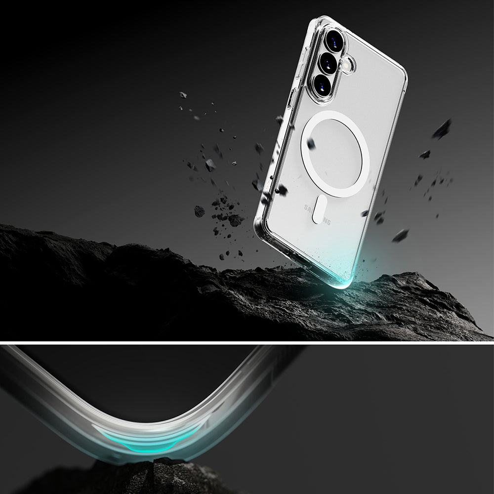 Husa de protectie Ringke Fusion MagSafe compatibil cu Samsung Galaxy S26 Plus, Transparent Mat