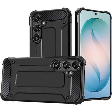 Husa de protectie Techsuit Hybrid Armor compatibil cu Samsung Galaxy S26 Plus, Negru