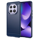 Husa de protectie Techsuit Carbon Silicone compatibil cu Xiaomi Redmi Note 15 5G / Note 15 4G / Poco M8 5G, Albastru