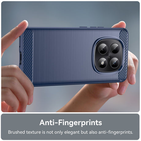 Husa de protectie Techsuit Carbon Silicone compatibil cu Xiaomi Redmi Note 15 5G / Note 15 4G / Poco M8 5G, Albastru