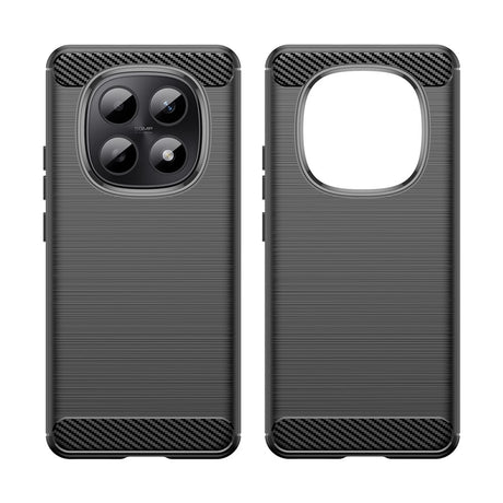 Husa de protectie Techsuit Carbon Silicone compatibil cu Xiaomi Redmi Note 15 5G / Note 15 4G / Poco M8 5G, Negru
