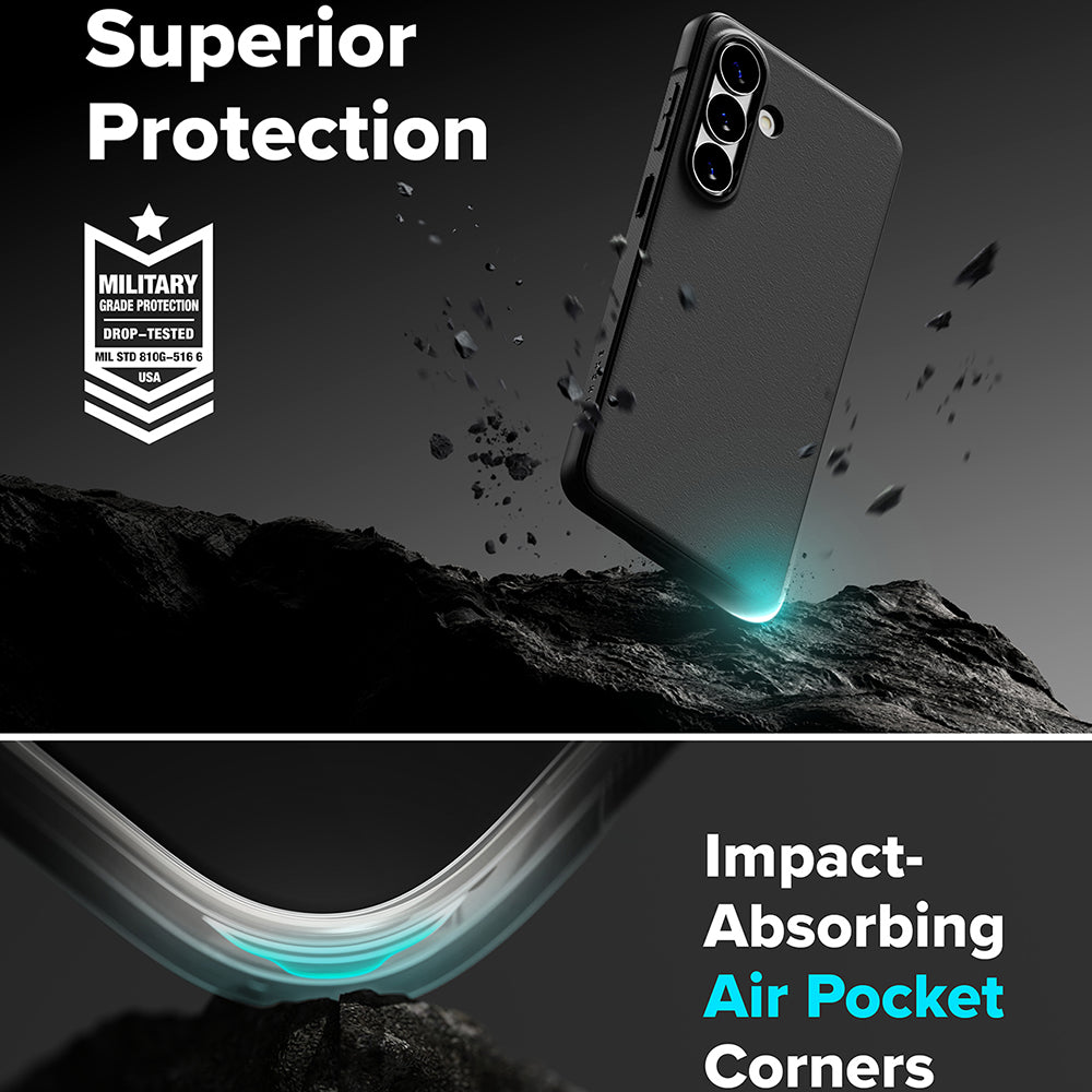Husa de protectie Ringke Onyx MagSafe compatibil cu Samsung Galaxy S26, Camo Black