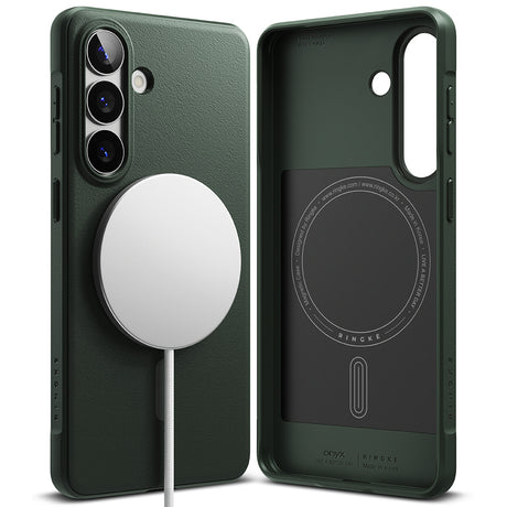 Husa de protectie Ringke Onyx MagSafe compatibil cu Samsung Galaxy S26, Verde Inchis