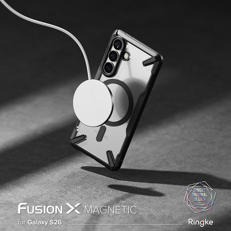 Husa de protectie Ringke Fusion X MagSafe compatibil cu Samsung Galaxy S26, Negru