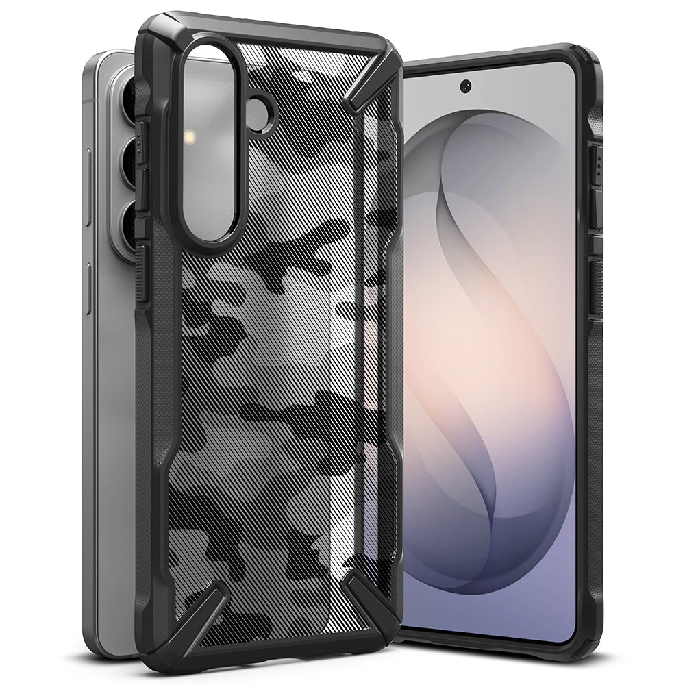 Husa de protectie Ringke Fusion X compatibil cu Samsung Galaxy S26 Plus, Camo Black