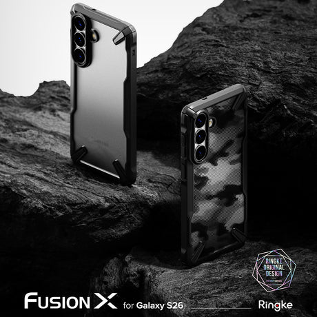 Husa de protectie Ringke Fusion X compatibil cu Samsung Galaxy S26 Plus, Negru