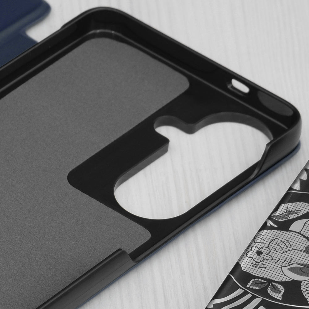 Husa de protectie Techsuit eFold Series compatibil cu Samsung Galaxy S26, Albastru Inchis