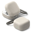 Casti Ringke Silicone, Samsung Galaxy Buds 4 / Buds 4 Pro, Stone