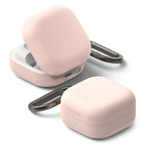 Casti Ringke Silicone, Samsung Galaxy Buds 4 / Buds 4 Pro, Roz Sand