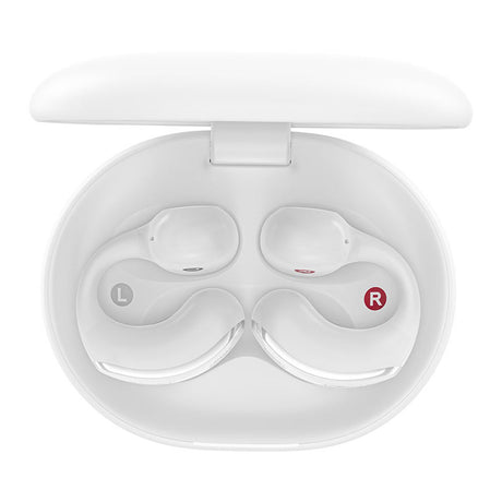Casti Acefast Aceclip Pro (FA006), OWS Stereo, BT 5.4, Dual-mic Noise Cancelling, 400mAh, IP55, Type-C, Alb