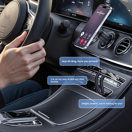 Adaptor Yesido Audio Cable (YAU82), Bluetooth Car Player, USB to Jack 3.5mm, Coil Design, Nylon Braided, 1.4m, Negru