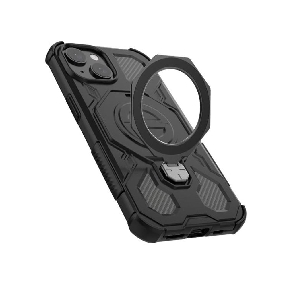 Husa de protectie Techsuit Carbon Shield PRO compatibil cu Samsung Galaxy S26, Roz Transparent
