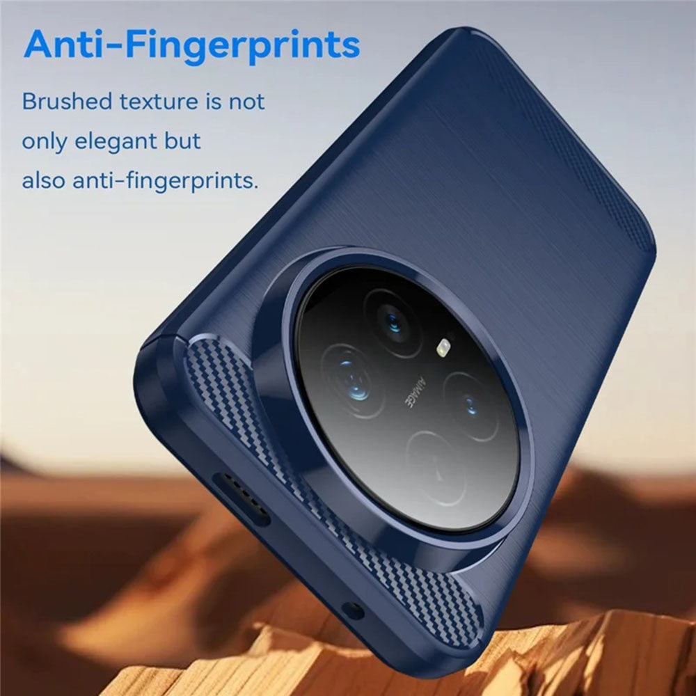 Husa de protectie Techsuit Carbon Silicone compatibil cu Honor Magic8 Pro, Albastru