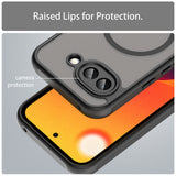 Husa de protectie Techsuit HaloFrost II MagSafe compatibil cu Google Pixel 10a, Negru