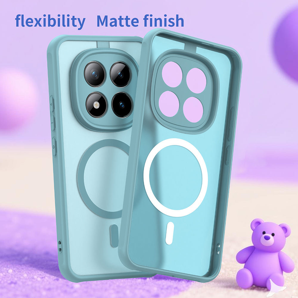 Husa de protectie Techsuit HaloFrost II MagSafe compatibil cu Xiaomi Redmi Note 15 Pro+ 5G / Poco M8 Pro 5G, Verde Menta