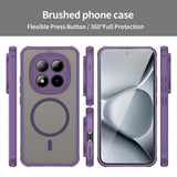Husa de protectie Techsuit HaloFrost II MagSafe compatibil cu Xiaomi Redmi Note 15 Pro+ 5G / Poco M8 Pro 5G, Mov