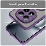 Husa de protectie Techsuit HaloFrost II MagSafe compatibil cu Xiaomi Redmi Note 15 Pro+ 5G / Poco M8 Pro 5G, Mov