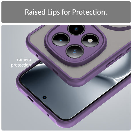Husa de protectie Techsuit HaloFrost II MagSafe compatibil cu Xiaomi Redmi Note 15 Pro+ 5G / Poco M8 Pro 5G, Mov