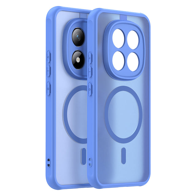 Husă Techsuit HaloFrost II MagSafe albastră pentru Xiaomi Redmi Note 15 Pro+ 5G / Poco M8 Pro 5G