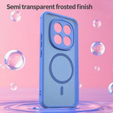Husă Techsuit HaloFrost II MagSafe albastră pentru Xiaomi Redmi Note 15 Pro+ 5G / Poco M8 Pro 5G