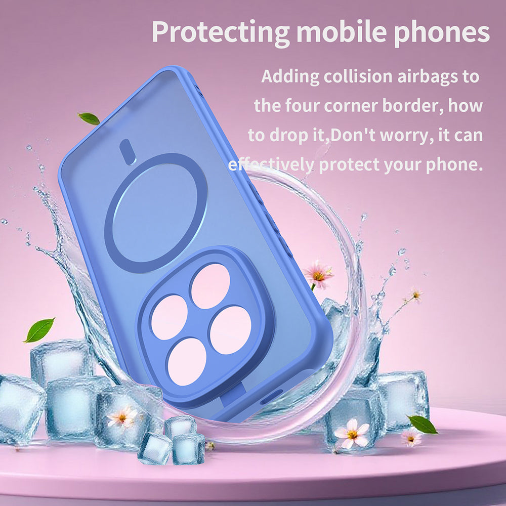 Husă Techsuit HaloFrost II MagSafe albastră pentru Xiaomi Redmi Note 15 Pro+ 5G / Poco M8 Pro 5G