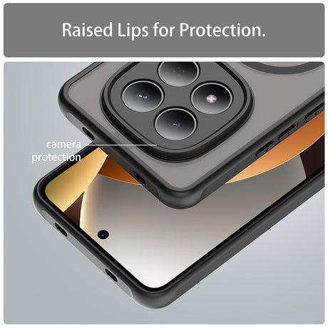 Husa de protectie Techsuit HaloFrost II MagSafe compatibil cu Xiaomi Redmi Note 15 Pro 4G, Negru