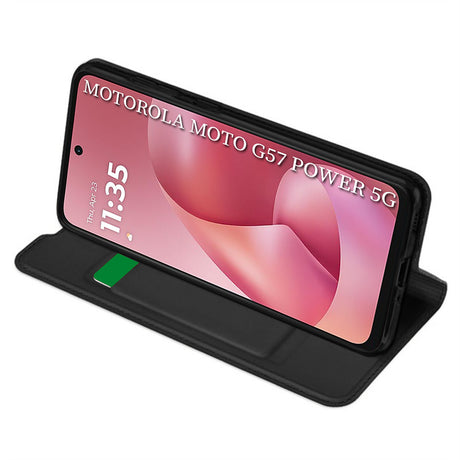 Husa de protectie Techsuit Magskin Book compatibil cu Motorola Moto G57 Power / G67 Power, Negru