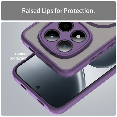 Husa de protectie Techsuit HaloFrost II MagSafe compatibil cu Xiaomi Redmi Note 15 Pro 5G, Mov