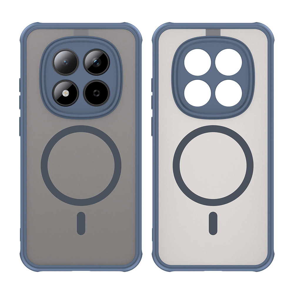 Husa de protectie Techsuit HaloFrost II MagSafe compatibil cu Xiaomi Redmi Note 15 Pro 5G, Bleumarin